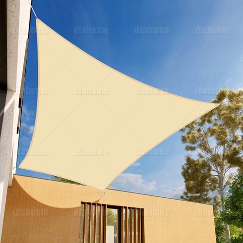 Waterproof Shade Sail Patio Awning Outdoor Garden Pool Sun Canopy Shelter Cover - Picture 472 of 606