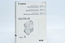 Canon Elura 50 Mini DV Camcorder Manual Instruction