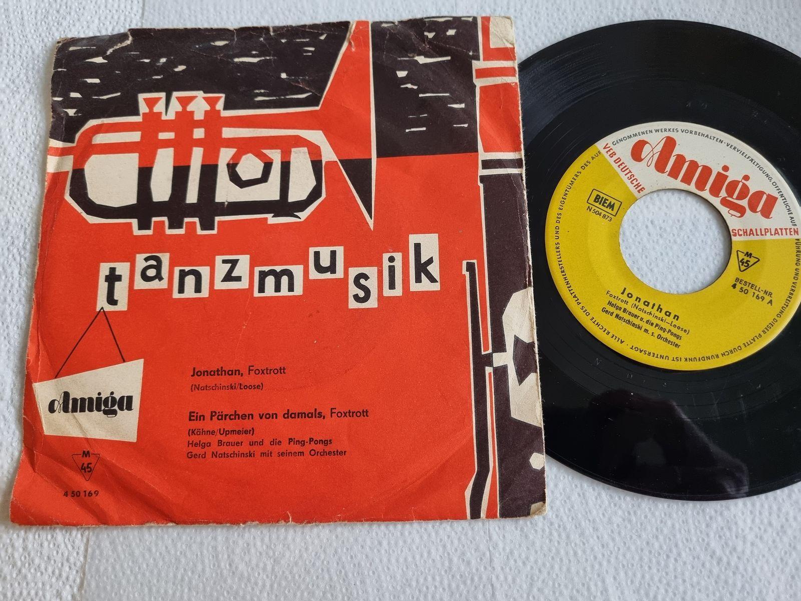 7"" Single Helga Brauer - Jonathan Vinyl Amiga