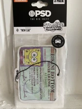 Rare Hand Signed SpongeBob Squarepants Bikini Bottom Drivers License 3 Pack