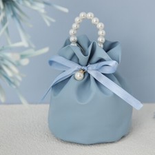 1pcs Wedding Candy Bag Gift Packaging bag PU Leather Storage bag Tote Sugar bag