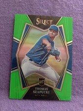 2022 Select Base Premier Level Neon Green Parallel #103 Thomas Szapucki /99 Mets