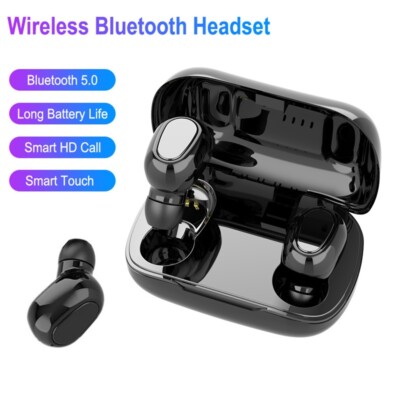 New Bluetooth 5.0 Headset Wireless Earphones Mini Earbuds IPX5 Stereo Headphones