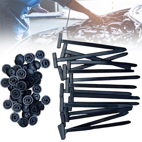 Nylon Universal Cable Tie Buckle 1/10/20/30/50/100/200PCS CW - Picture 19 of 34
