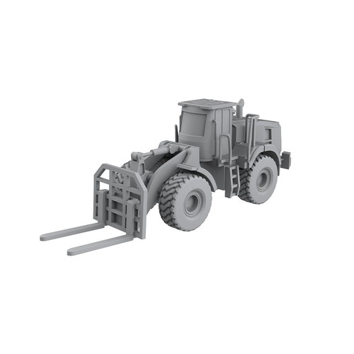 Yao's Studio Z Scale Miniature Military Car Construction Vehicles Forklift Truck - Picture 2 of 3