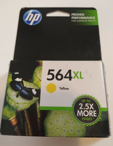 Genuine HP 564 XL Yellow High Capacity Ink Cartridge Expired Jan 2013  - Picture 1 of 4