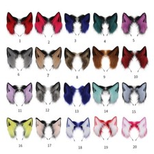 Furry Ears Birthday Cosplay Party Headbands Hair Accessories for Women Girls