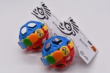 Lot of 2 Baby Einstein Bendy Ball Rattle Toy