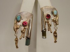 VINTAGE ARTISAN CRAFTED MODERNIST TOURMALINE ...