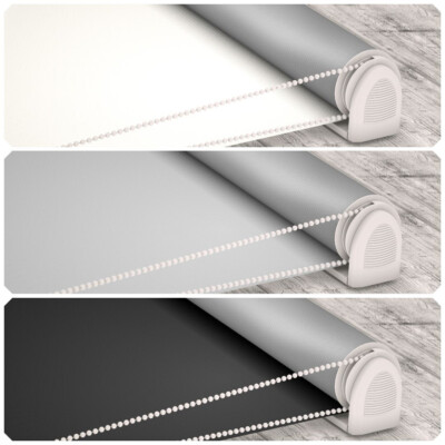 Thermo Rollo Verdunkelungsrollo Klemmfix ohne Bohren Fensterrollo Seitenzugrollo