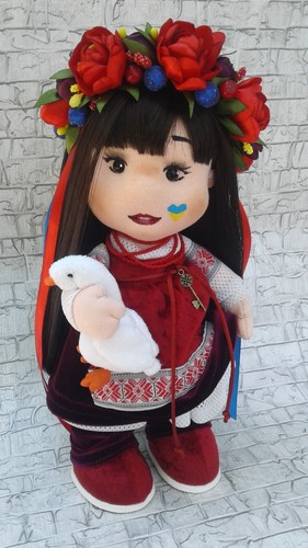 Ukrainian Handmade Interior doll Ukrainochka. Interior Toy Ukrainian . - Picture 2 of 14