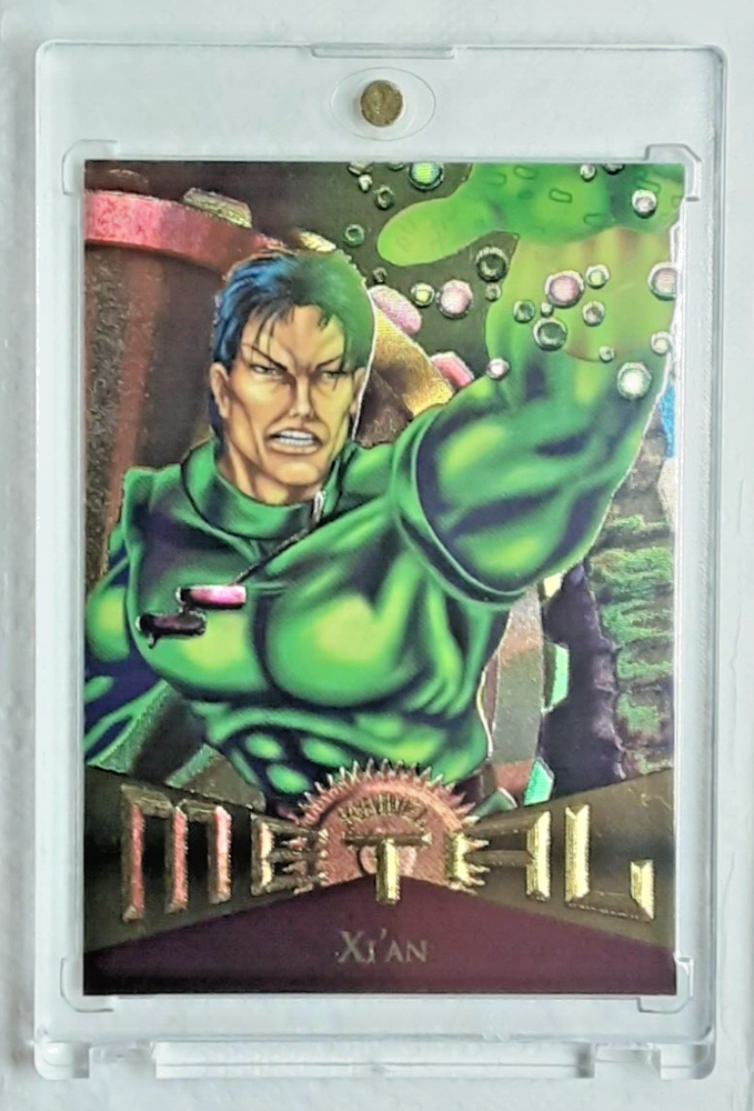 1995 FLEER MARVEL METAL CARD 55 XI'AN