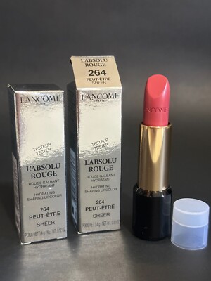 Lancome L'absolu Rouge Lipstick #264 PEUT-ETRE SHEER x2 Lip Color 