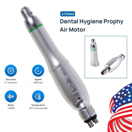 Dental Wireless Hygiene Prophy Handpiece /4:1 Polishing Motor /Straight NoseCone - Picture 4 of 38