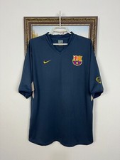Vintage Nike FC Barcelona Football Train Shirt Soccer Camiseta Mens Jersey Sz L