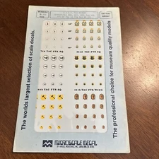 Microscale Decals 72359 1/72 Scale USAF Badges 12TFW 556,557,558,559 TFS 12&32 T