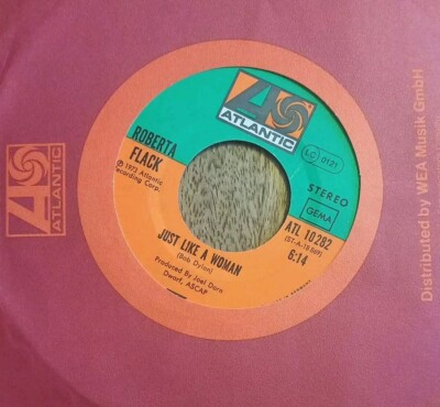 Roberta Flack  / Just Like A Woman / Single Platte 7 ''