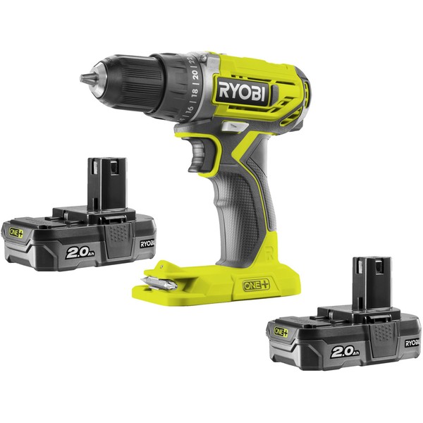 Ryobi One+ Akku-Bohrschrauber R18DD2-220S, 18Volt, GrüN-image