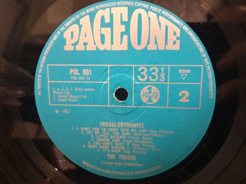 TROGGS Trogglodynamite LP 1967 MONO UK 1st pressing Great! - Picture 10 of 10
