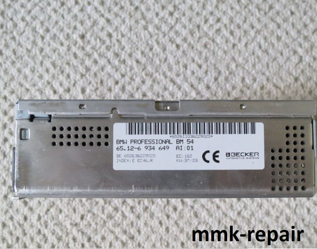BMW BM54 E39 E46 E53 Reparatur Tonausfall Radio Radiomodul Becker