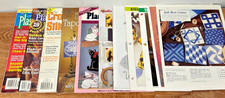 Lot of 11 Plastic Canvas Magazines/Pamphlets Patterns