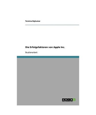 Die Erfolgsfaktoren von Apple Inc., Rajkumar, Termina