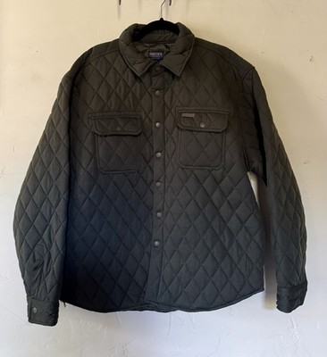 Smith's Workwear Mens XL Quilted Jacket NWT olive green S4598 NWT Snap Front