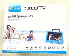 IVIEW-700PTV Téléviseur Numérique Portable 7" avec Accessoires Inutilisé Sans Télécommande