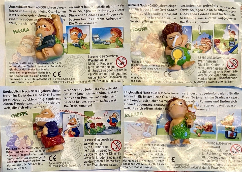 Ü-Ei  Die Ötzis kommen 7 Figuren  BPZ - Deutschland 2003 - Bild 2 von 4