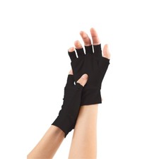 Light Skin Tone Fingerless Gloves Made in USA Conceal Bruises