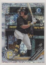 2019 Bowman Draft Chrome Sparkles Refractor Travis Swaggerty #BDC-170 6u5