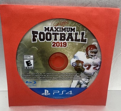 Maximum Football 2019 Sony PlayStation 4 PS4 Video Game DISC Only