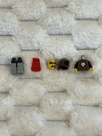 LEGO Wolfpack Renegade Minifigure cas252 Castle 6075 6038 Red Cape Shield Axe