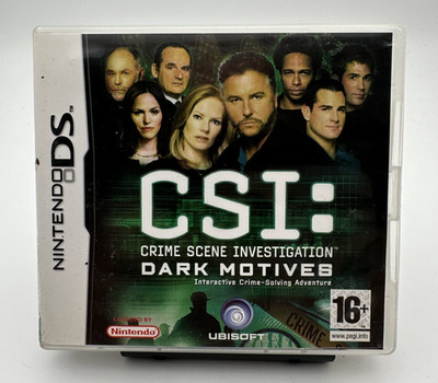 Nintendo DS Spiel Game CSI Dark Motives Ubisoft + Anleitung UK