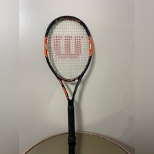 Wilson Burn 100 Tennis Racquet Black Orange