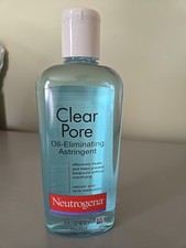 Neutrogena Clear Pore Oil Eliminating Astringent Acne Medication Gentle 8 oz
