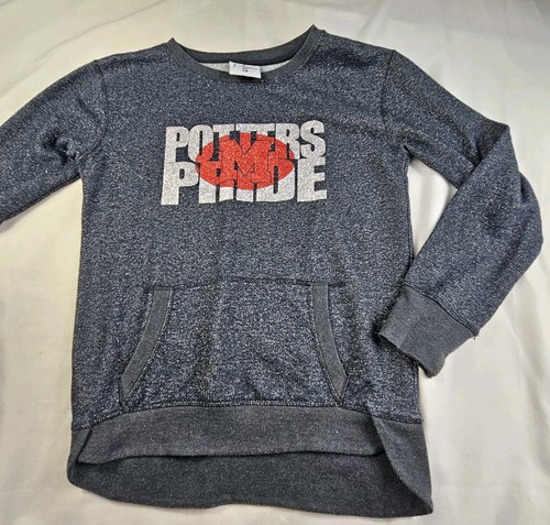 Morton Potters Morton Illinois Womens Sweatshirt Sz Sm Glitter Morton Football