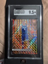 2017-18 Panini Spectra Bogdan Bogdanovic Rookie RC Neon Orange /5 SSP PSA9