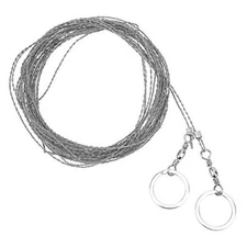 Portable Wire Saw 10m Stainless Cutting String Emergency Camping Rope Kit Used 