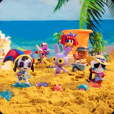 アメイジングデジタルサーカス　animiniz　アニミニズ　ビーチ　7体セット Amazing Digital Circus Animiniz: Beach Vacation Series Figure
