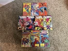 Lot of 10 Marvel / DC Comics  VHS Tapes Spider-Man X-Men Batman Superman VINTAGE