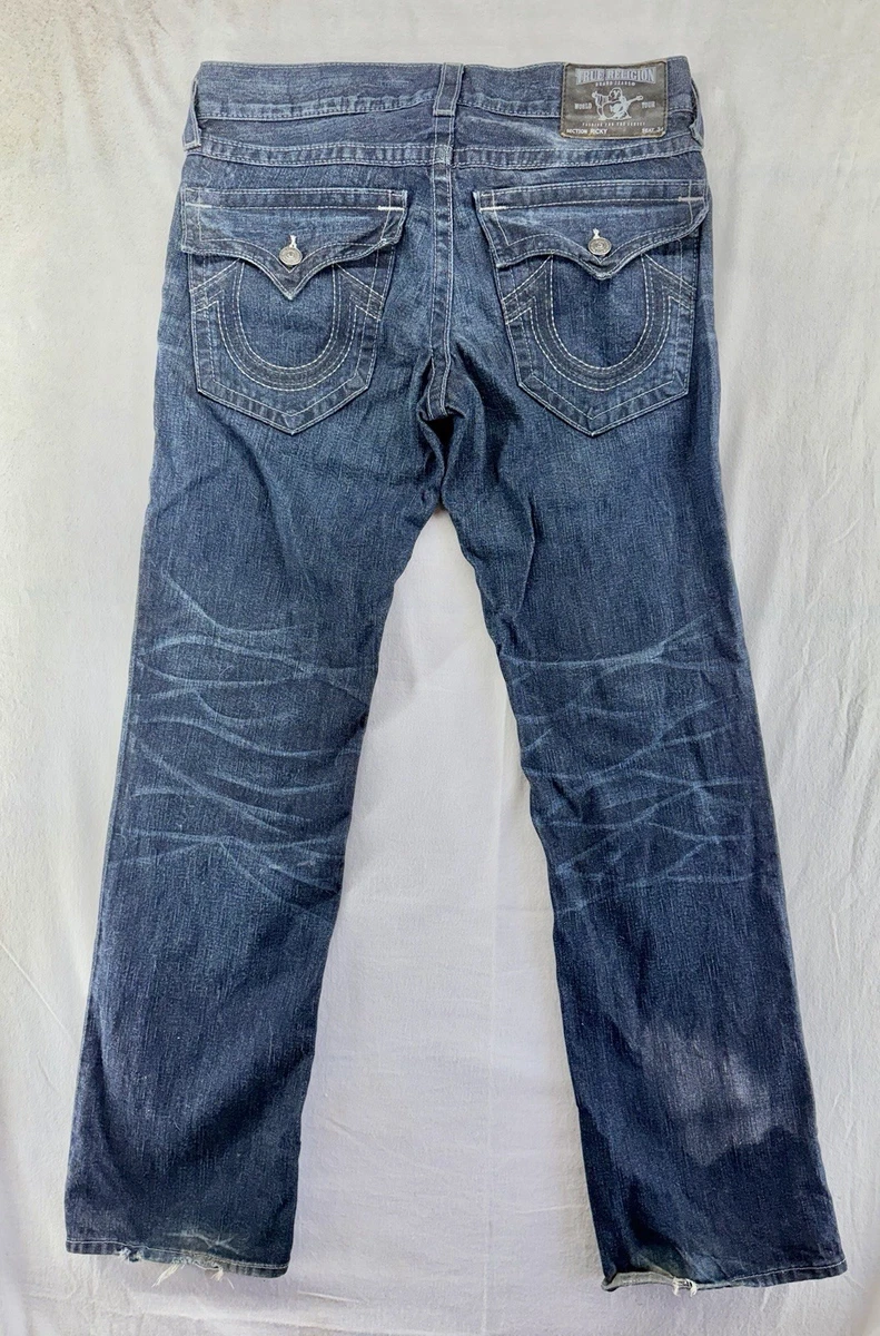 True Religion Blue Classic Jeans for Men for sale | eBay