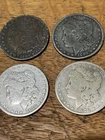 Morgan Lot (4) 90% Silver, Under Melt! Includes 78 7TF!
