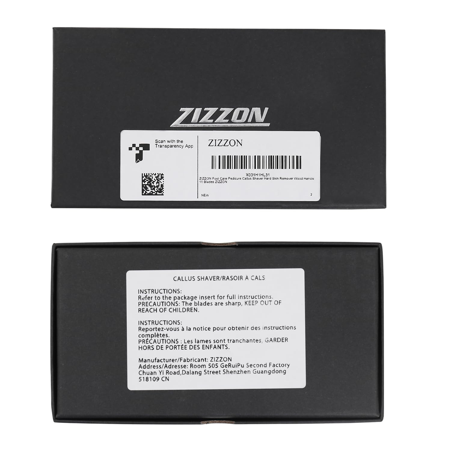 Premium Stainless Steel Callus Shaver Foot Scraper with Replacement Blades