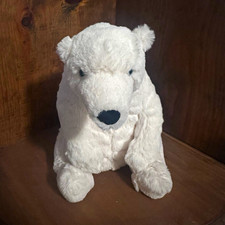 Jellycat small Elwin polar bear. Rare/retired. BNWOT. Smoke  fragrance free   