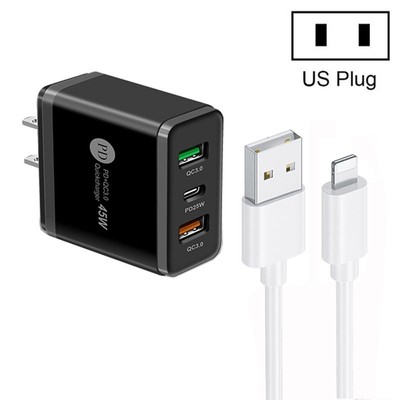 Cavi corti Linea da 25 cm per caricabatterie USB multiporta da 10 pollici per cavi micro USB Android Iphone Type-C per stazione di ricarica  7