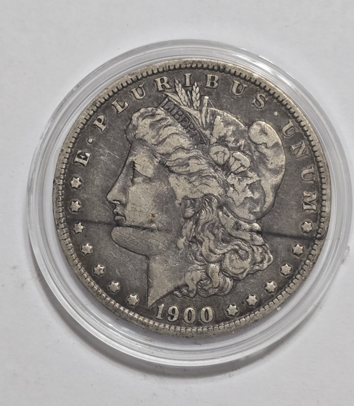Morgan Silver Dollar $1 1900 New Orleans Business Strike 0.9 Silver KM#110