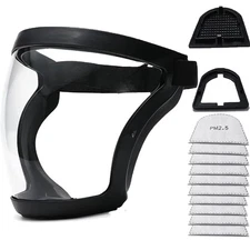 Full Face Shield for Adults Women Men（1 pack), Full Face Super Protective Shi...