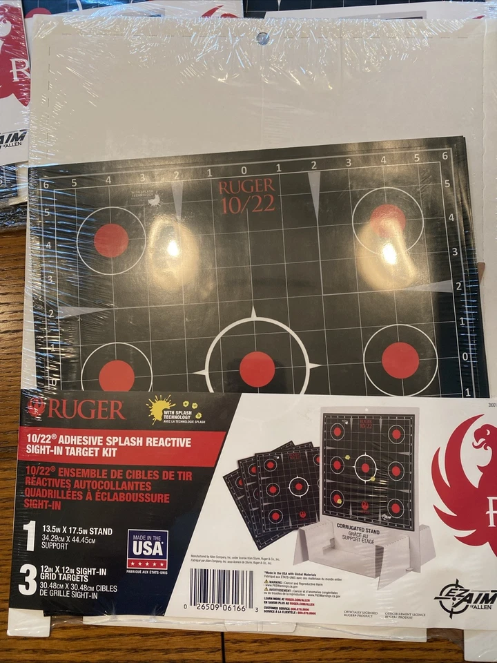 PACOTE (4) Splattering Targets 3 Allen Ruger 10/22 & Darkotic NOVO LACRADO - Imagem 2 de 4
