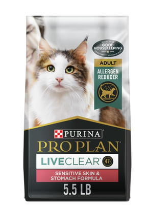 Purina Pro Plan LiveClear Sensitive Cat Food 5.5 LB